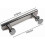 2x Chrome Stainless Shower Door handle 145mm Door handle fo 3