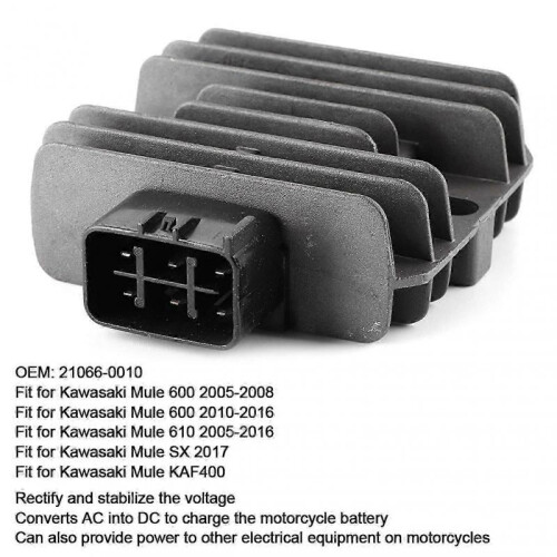 Voltage Regulator Rectifier 21066?0010 Fit for Mule 600/610/SX/KAF400 2