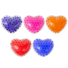 5pcs Love Heart Squishes Toy Glitter Powder Small Balls Filled Stress Relief Funny Heart-shape Squeeze Fidget Toy Kids Adults Valentine's Day Gift
