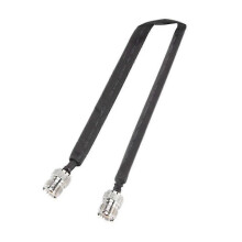 Door/window Pass Through Flat Rf Coaxial Cable So239 Uhf Female To Uhf Female 50 Ohm Rf Coax Zekai