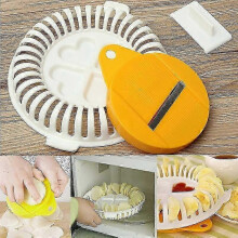 3pcs/lot Plastic Potato Chip Slicer Tools Kitchen Homemade Microwave Potato Chips Maker Healt Fresh Chip Making Machine