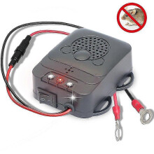 Ultrasonic Car Repellent, Electronic Rat Weasel Repeller Deterrent with Led Strobe Lights for Car, Barn, Kitchen/yy Zekai