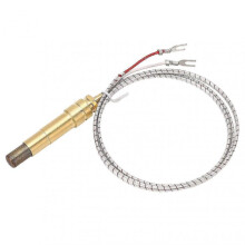36 Inch Replacement Thermopile Generator Fireplace Thermopile Parts Thermocouple Accessories with Copper Sleeve for Glo Gas Stove Ovens Water Heater