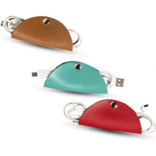 3pcs Leather-cord-organizer, Pu Leather Headphone Cable Holder, Earphone Wire Fastening Ties for Usb Cable Headphone Cable Zekai