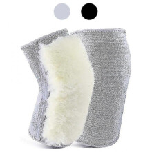(XL, Black) Darmowade 2pcs Thicken Fleece Lined Knee Warmers For Women Men,cashmere Knee Brace Wool Knee Sleeves,gray Zekai