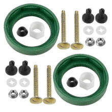 2 Packs Toilet Tank To Bowl Coupling Kit,as738756-0070a for 3in Toilet Tank Gasket for Most Flush Valve Opening Tanks