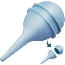 Baby Nasal Aspirator BPA Free Safe Ear Syringe Nose Sucker Cleaner, Cleanable & Reusable