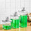 (1100ML) Airtight Laundry Detergent Powder Container Powder Storage Box Clear Washing 2
