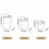 (1100ML) Airtight Laundry Detergent Powder Container Powder Storage Box Clear Washing 5