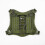 (M,Green)Tactical Dog Harness Nylon Handle Adjustable Training Harness Pet Working Vest Zekai 2