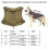 (L,Green)Tactical Dog Harness Nylon Handle Adjustable Training Harness Pet Working Vest Zekai 3