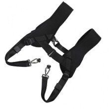 Nylon Double Camera Shoulder Straps Harness with Secure Quick Release Plates