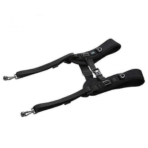 Nylon Double Camera Shoulder Straps Harness with Secure Quick Release Plates 2