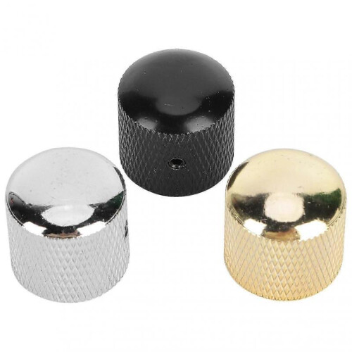 3Pcs Electric Guitar Control Knobs with LWrench Iron Dome for Adjusting Tone Volume Decoration 1