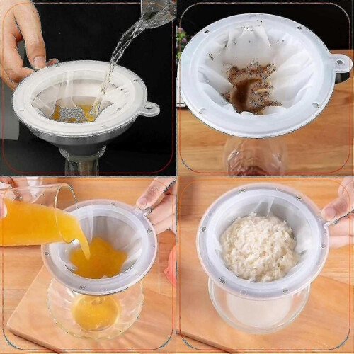 Funnel Mesh Food Filter - Fine Mesh Strainers (300 Mesh) 1