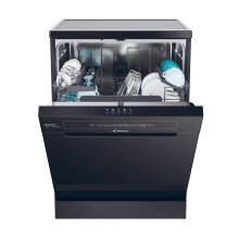Candy Rapidò CF3C9E0B 13 Place Full Size Freestanding Black Dishwasher
