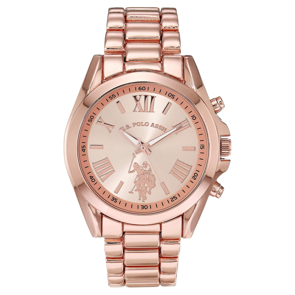 Photos - Wrist Watch U.S. Polo Assn. Women's Analog Quartz Watch with Alloy Strap USC40435AZ
