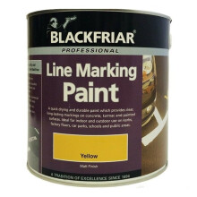 Blackfriar Road Line Marking Paint Yellow - 1 Litre (BF0590002D1)