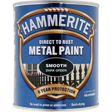 Hammerite Metal Paint Smooth 750ml Dark Green by Hammerite