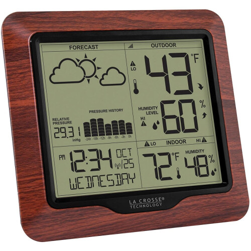 La Crosse Technology Backlight Wireless Forecast Station with Pressure