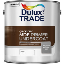 Dulux Trade Quick Dry MDF Primer Undercoat 2.5 Litres Tracked Postage