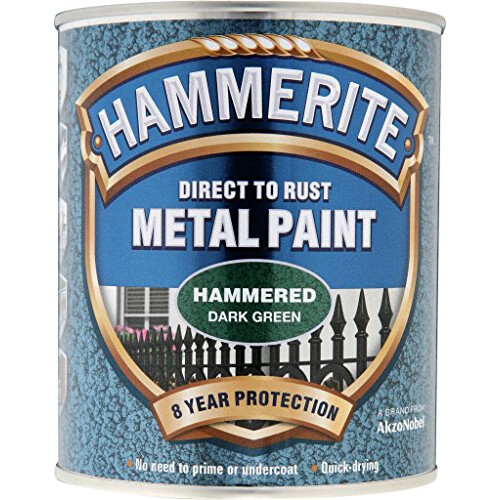 Hammerite Hammerite Metal Paint Hammered 750ml Dark Green