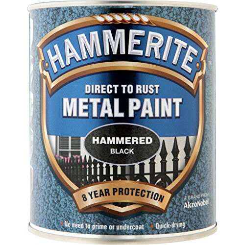 Hammerite Hammerite Metal Paint Hammered 750ml Black