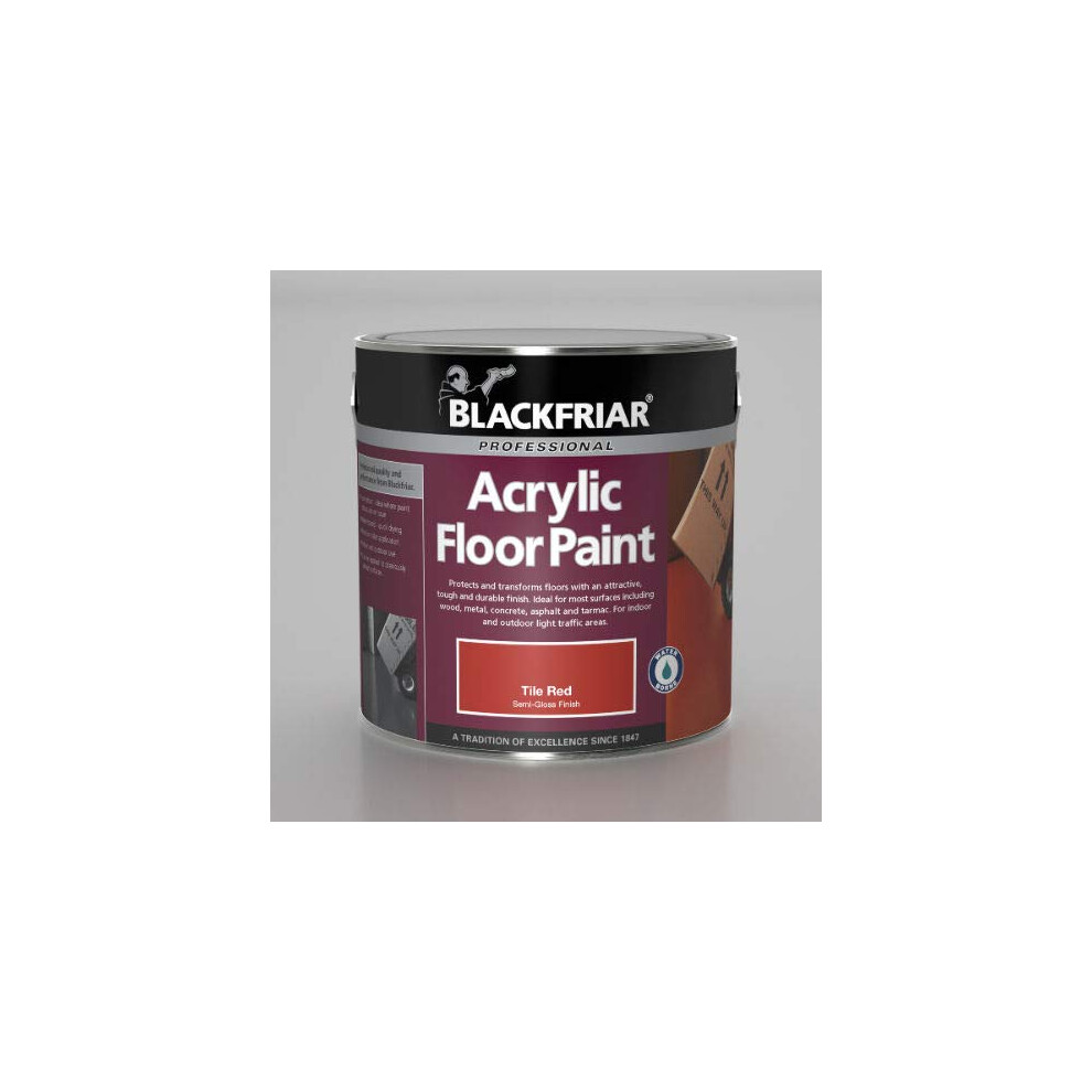 Blackfriar Acrylic Floor Paint White 2.5L