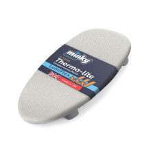 Minky Table Top Ironing Board, Therma-lite Board, LumiFlex Cover, Compact Iron Table, Non-Slip Folding Legs, Lightweight, 70 x 34cm, UK Manufactured