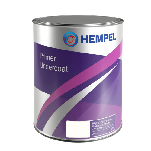 Hempel Primer Undercoat - White - 750ml- Boat Paint Primer