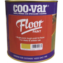 Coo-Var? Floor Paint Safety Yellow 1ltr | 111/G136/776/D
