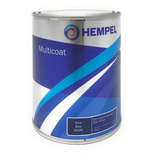 Hempel Multicoat - Navy Blue - 750ml - Boat Paint Topcoat 1