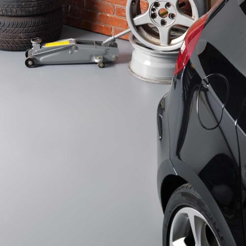 2 Pack Epoxy Garage Floor Paint - 5 litres (Light Grey BS00A05) 1