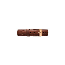 Daniel Wellington Petite St Mawes, Brown/Rose Gold Watch Strap, 12mm, Leather, for Women