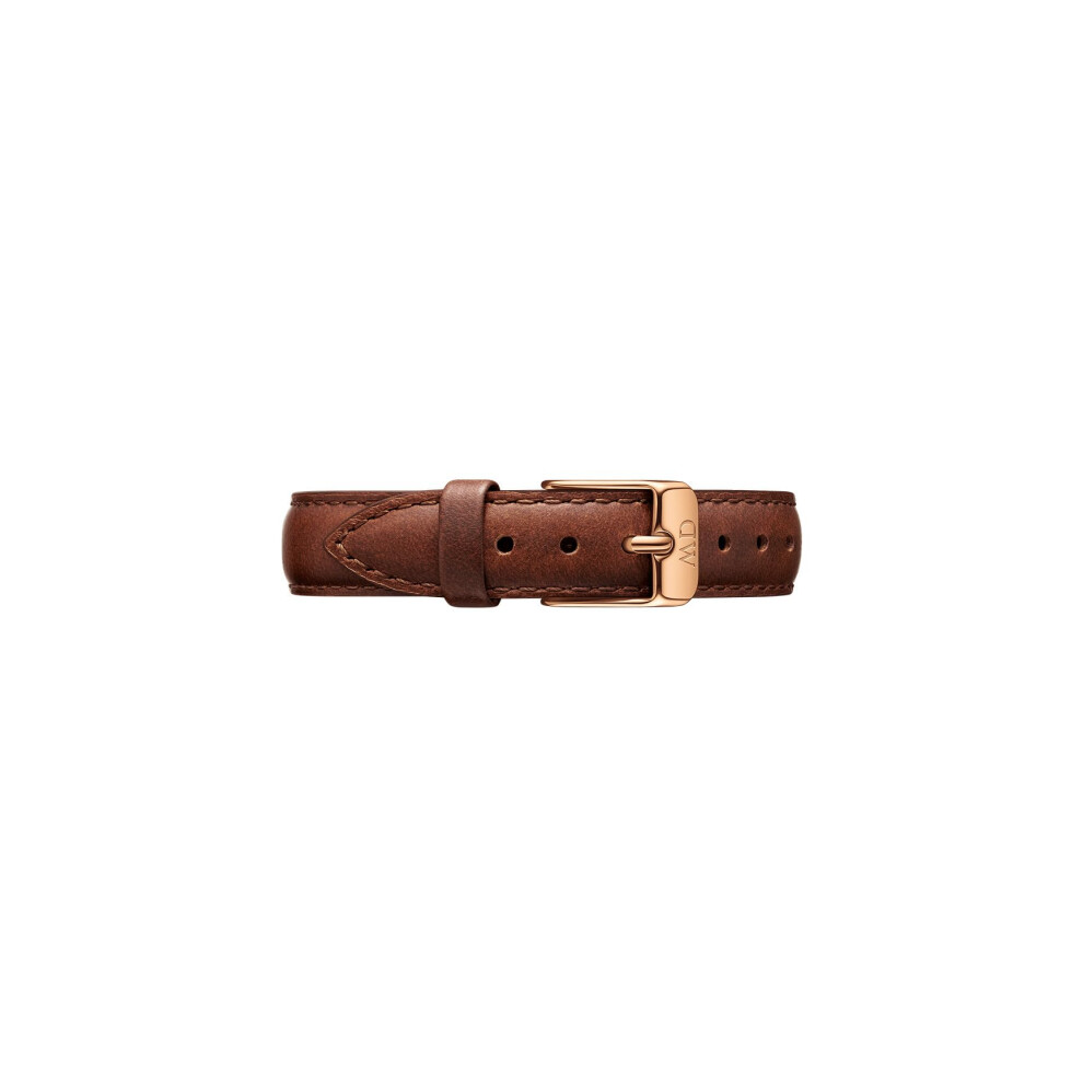 Daniel Wellington Petite St Mawes, Brown/Rose Gold Watch Strap, 12mm, Leather, for Women