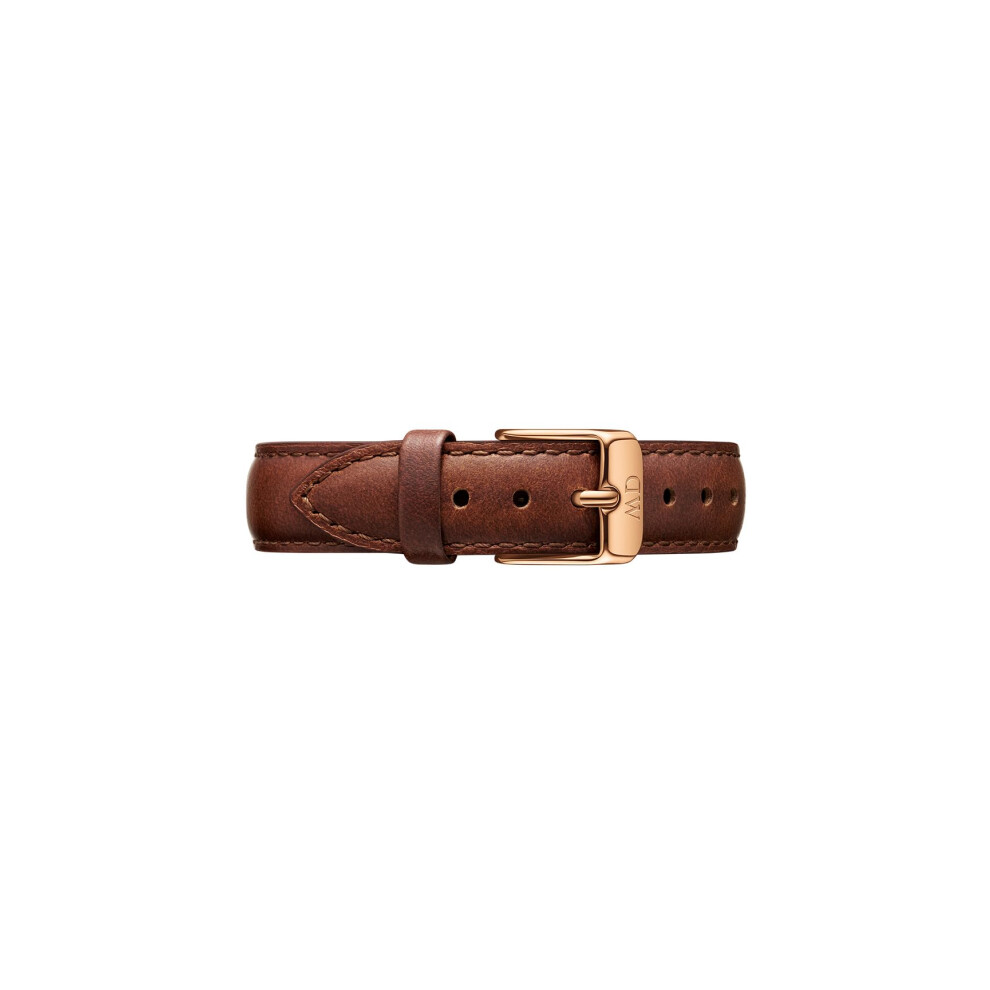 Daniel Wellington Petite St Mawes, Brown/Rose Gold Watch Strap, 14mm, Leather, for Women