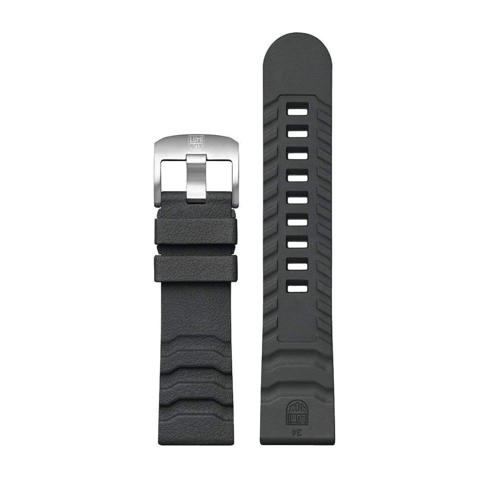 Luminox Watch Strap FP3800.20Q, black/silver, diver