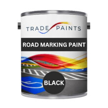 Heavy Duty Road Line Car Park Marking Paint (2.5 Litre, Black)
