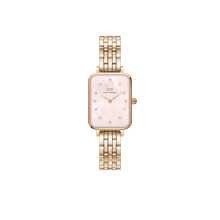 Daniel Wellington DW00100621 Ladies Quadro Link Rose Gold 20mm Watch