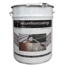 Secure Floor Coatings Multipurpose Polyurethane based paint for concrete, wood, metal, DARK GREY, 20 Litres