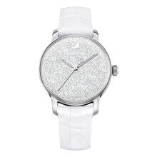 Swarovski Womens Quartz Watch, Analogue Classic Display and Leather Strap 5295383