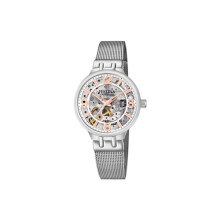 Festina Women's Automatic Steel Watch, Grey, Silver, Classic, Silver, Classic