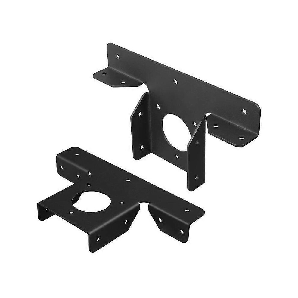 2 Pack Heavy Duty Pergola Corner Brackets Extension 3-Way T Brackets for 4 X 4 Post Bracket Pergola Gazebo Kit