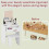 Home Discount (White) Isla 1 Drawer Dressing Table Stool Mirror Set 6