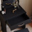 Home Discount (Black) Isla 1 Drawer Dressing Table Stool Mirror Set 4