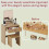 Home Discount (Pine) Isla 1 Drawer Dressing Table Stool Mirror Set 5