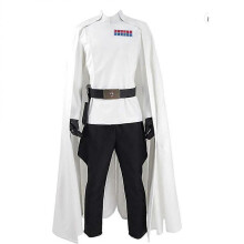 (XL, White) Adult Orson Krennic Cosplay Costume Men Coats Pants Full Set Halloween Outfits