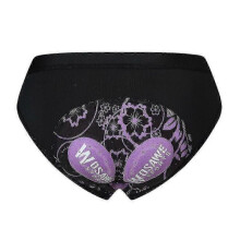 (2XL, 118 Black Pad) Women Cycling Briefs 3d Gel Eva Padded Breathable Bike Sports Underwear Shorts