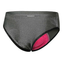(L, 117 Dark Grey) Women Cycling Briefs 3d Gel Eva Padded Breathable Bike Sports Underwear Shorts