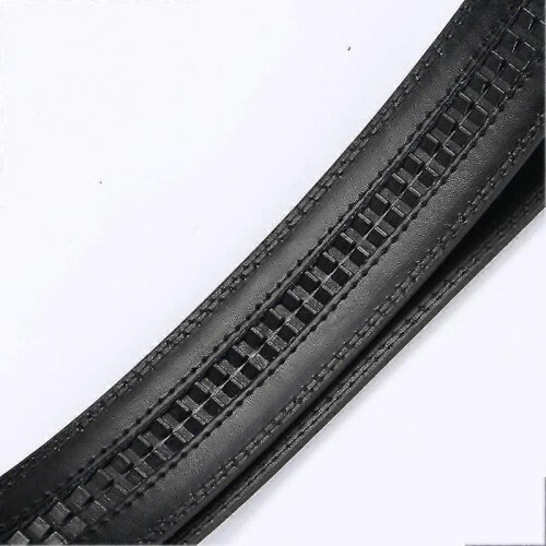 (style19) Men's Leather Ratchet Belt Strap Only 35mm Leather Belt 2